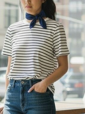 Made In France Breton Striped Top Womens M Un Jour Ailleurs French Girl Style